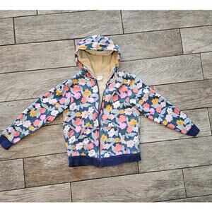 HANNAH ANDERSON FLORAL HOODED SWEATSHIRT‎ FLEECE LINED SIZE 10
